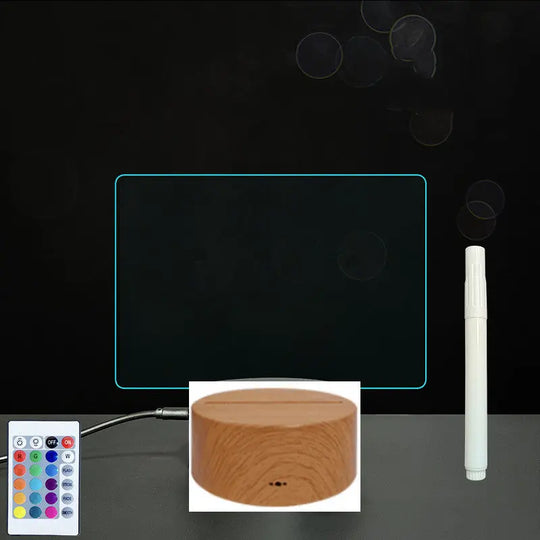 3D Acrylic Board Handwriting Message Board LED Light - Unique Unique Unique 3D Acrylic Board Handwriting Message Board LED Light