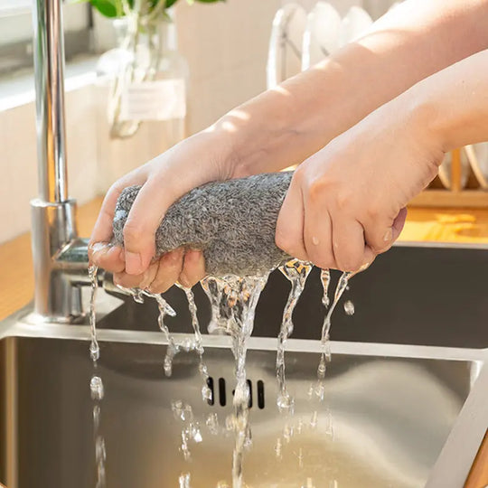 Japanese Style Bamboo Charcoal Towel Fine Fiber Dish Cloth - Unique Unique Unique Japanese Style Bamboo Charcoal Towel Fine Fiber Dish Cloth
