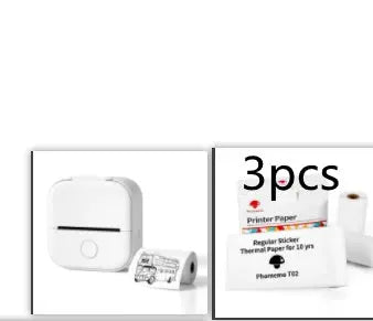 Portable Mini Thermal Label Printer Home Photo Printer Student Wrong Question Printer Bluetooth-compatible Mini Label Printer Price Tag Unique
