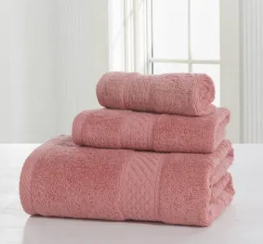 Cotton soft double-sided thickening towel skin-friendly bath towel beauty salon bathrobe bath towel set - Unique Unique Unique Cotton soft double-sided thickening towel skin-friendly bath towel beauty salon bathrobe bath towel set