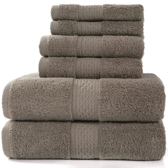 Cotton absorbent towel set of 3 pieces and 6 pieces - Unique Unique Unique Cotton absorbent towel set of 3 pieces and 6 pieces