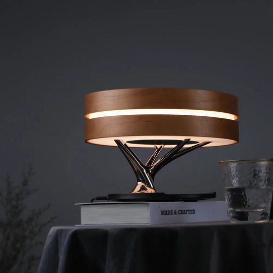 Round Intelligent Music Bluetooth Speaker Bed Lamp WiFi Circle Tree Of Led Light Wireless Charging For Living Room - Unique Unique Unique Round Intelligent Music Bluetooth Speaker Bed Lamp WiFi Circle Tree Of Led Light Wireless Charging For Living Room