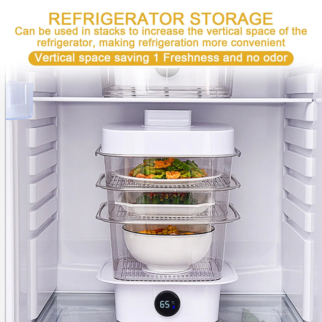 Multi-layer Dish Cover Heat Preservation Kitchen Cover Dining Table Leftover Storage Box Transparent Stack Cooking Hood Steamer - Unique Unique Unique Multi-layer Dish Cover Heat Preservation Kitchen Cover Dining Table Leftover Storage Box Transparent Stack Cooking Hood Steamer
