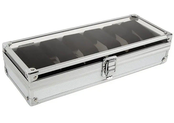 Aluminum 6 watches boxes, table boxes, jewelry box jewelry box collection bin - Unique Unique Unique Aluminum 6 watches boxes, table boxes, jewelry box jewelry box collection bin