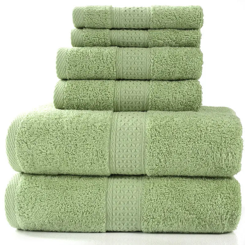 Cotton absorbent towel set of 3 pieces and 6 pieces - Unique Unique Unique Cotton absorbent towel set of 3 pieces and 6 pieces