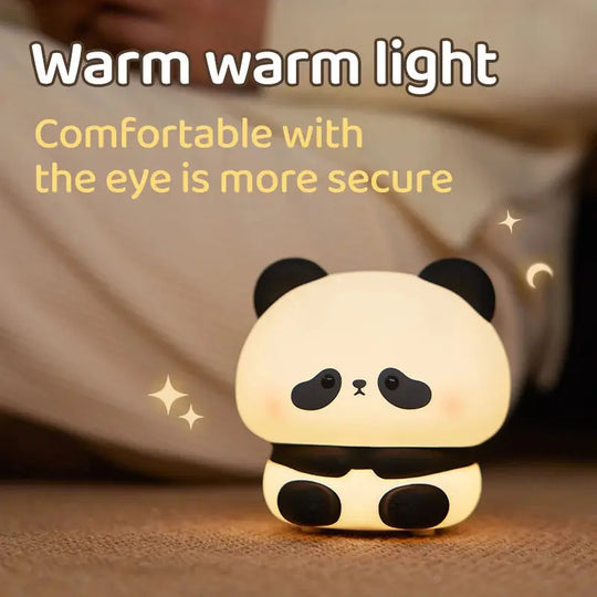 Panda LED Night Light Cute Silicone Night Light USB Rechargeable Touch Night Lamp Bedroom Timing Lamp Decoration Children's Gift Home Decor - Unique Unique Unique Panda LED Night Light Cute Silicone Night Light USB Rechargeable Touch Night Lamp Bedroom Timing Lamp Decoration Children's Gift Home Decor