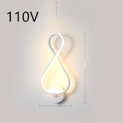 led wall lamp nordic minimalist bedroom bedside lamp - Unique Unique Unique led wall lamp nordic minimalist bedroom bedside lamp