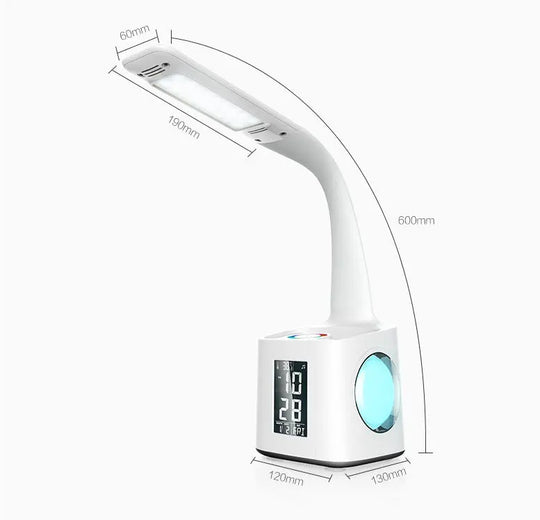 Study LED Desk Lamp USB Charging Port&Screen&Calendar&Colors Night Light Kids Dimmable Table Lamp With Pen Hold - Unique Unique Unique Study LED Desk Lamp USB Charging Port&Screen&Calendar&Colors Night Light Kids Dimmable Table Lamp With Pen Hold