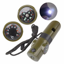 Off-the-shelf seven-in-one whistle multi-function compass survival whistle outdoor products - Unique Unique Unique Off-the-shelf seven-in-one whistle multi-function compass survival whistle outdoor products