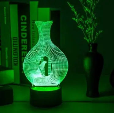 Creative 3D night light LED lamp - Unique Unique Unique Creative 3D night light LED lamp
