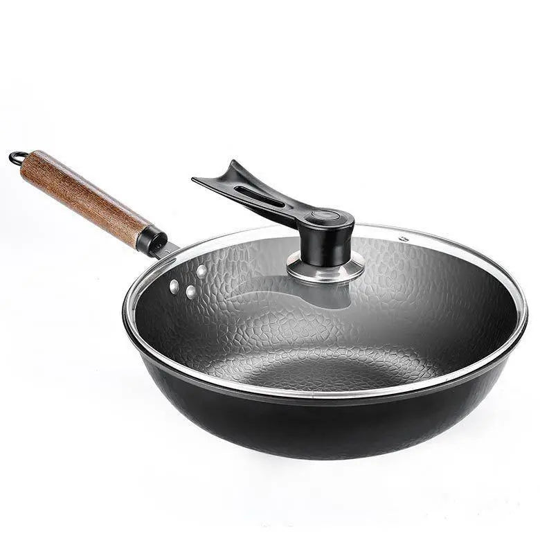 Iron Pan Traditional Iron Wok Handmade - Unique Unique Unique Iron Pan Traditional Iron Wok Handmade