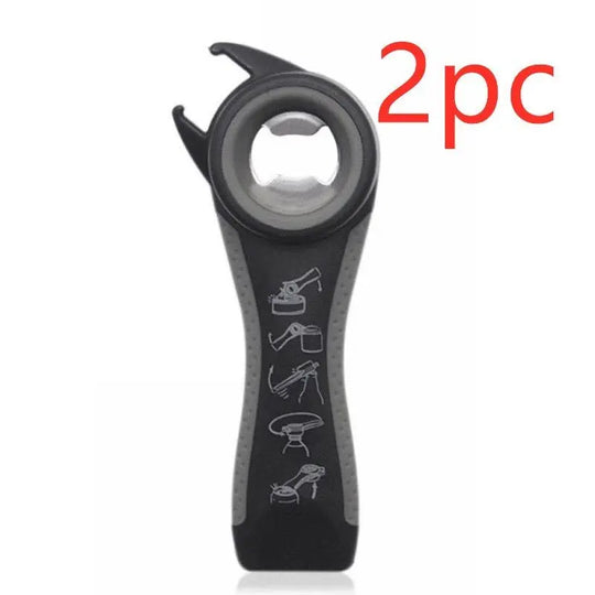 5 in 1 Creative Multifunction Stainless Steel Can Opener Beer Bottle Opener - Unique Unique Unique 5 in 1 Creative Multifunction Stainless Steel Can Opener Beer Bottle Opener