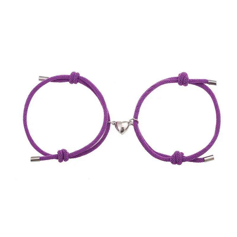 Simple Nylon Love Magnetic Bracelet - Unique Unique Unique Simple Nylon Love Magnetic Bracelet