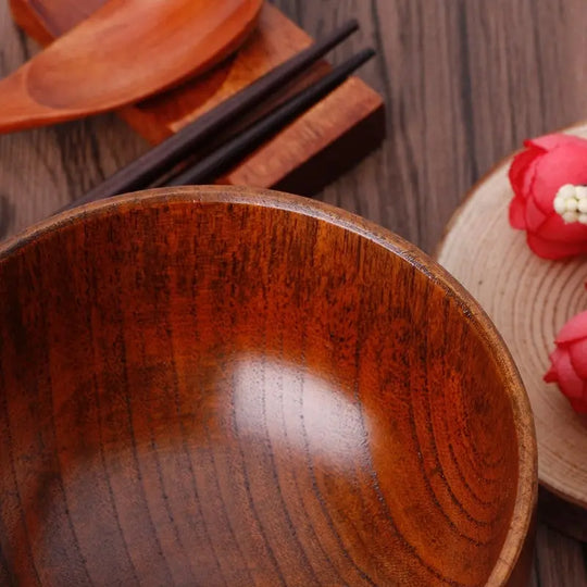 Wooden round wooden bowl - Unique Unique Unique Wooden round wooden bowl