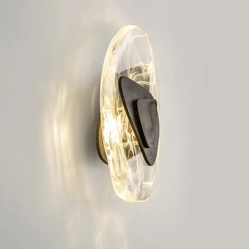 Luxury Atmospheric Ice Block Crystal Wall Lamp Post Glass Wall Light - Unique Unique Unique Luxury Atmospheric Ice Block Crystal Wall Lamp Post Glass Wall Light