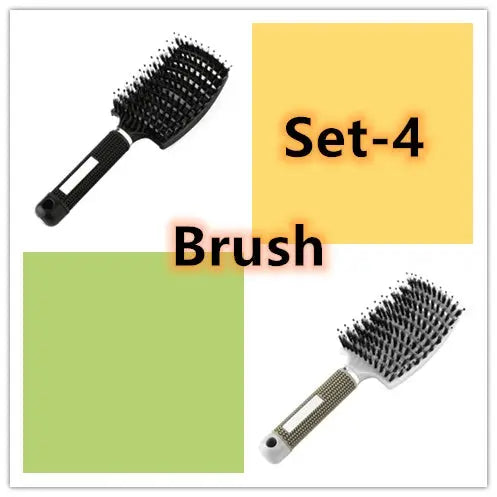 Hairbrush Anti Klit Brushy Haarborstel Women Detangler Hair Brush Bristle Nylon Scalp Massage  Teaser Hair Brush Comb Unique