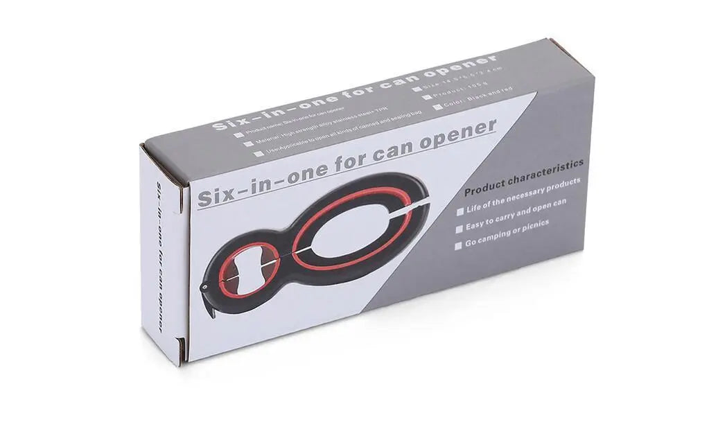 Multifunctional Easy Opener Six in One Bottle Can Opener - Unique Unique Unique Multifunctional Easy Opener Six in One Bottle Can Opener