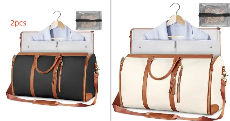 Large Capacity Travel Duffle Bag Women's Handbag Folding Suit Bag Waterproof Clothes Totes Unique