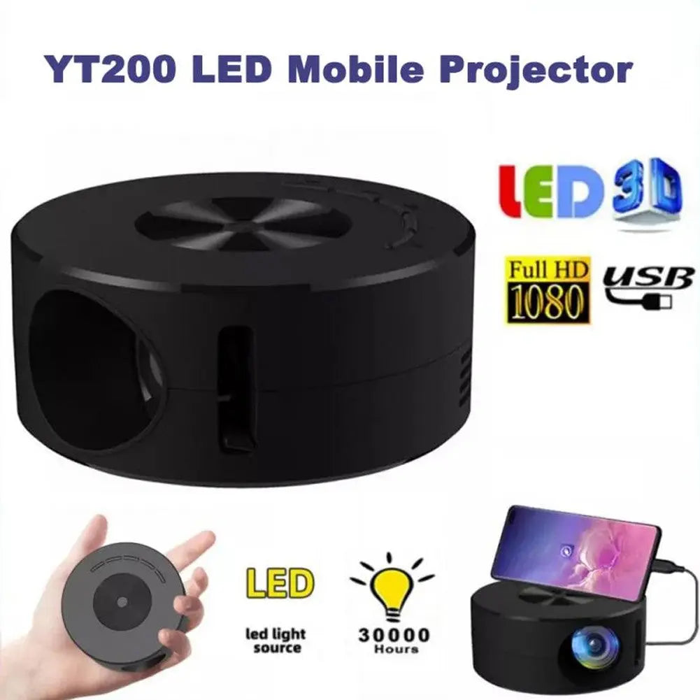 Smart Projector WiFi Portable 1080P Home Theater Video LED Mini Projector For Home Theaters Media Player Unique