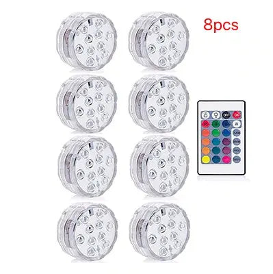 Light round candle lamp, LED for battery submersible lamp, waterproof candle lamp, decorative electronic candle lamp - Unique Unique Unique Light round candle lamp, LED for battery submersible lamp, waterproof candle lamp, decorative electronic candle lamp