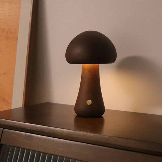 INS Wooden Cute Mushroom LED Night Light With Touch Switch Bedside Table Lamp For Bedroom Childrens Room Sleeping Night Lamps Home Decor - Unique Unique Unique INS Wooden Cute Mushroom LED Night Light With Touch Switch Bedside Table Lamp For Bedroom Childrens Room Sleeping Night Lamps Home Decor