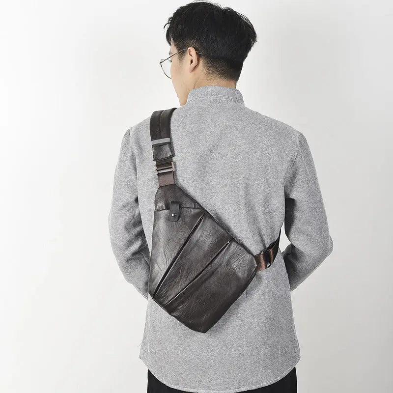 New Men's Chest Trendy Personal Anti-theft Messenger One Shoulder Sports Casual Bag - Unique Unique Unique New Men's Chest Trendy Personal Anti-theft Messenger One Shoulder Sports Casual Bag