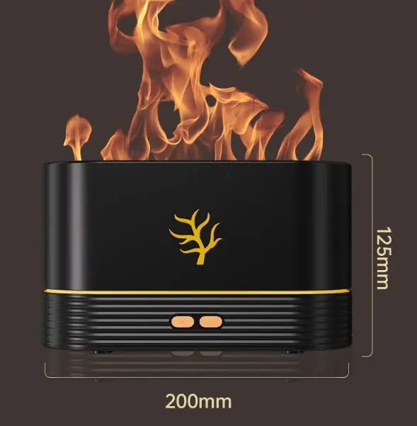 Flame Humidifier USB Smart Timing LED Electric Aroma Diffuser Simulation Fire Night Lamp Home Decor - Unique Unique Unique Flame Humidifier USB Smart Timing LED Electric Aroma Diffuser Simulation Fire Night Lamp Home Decor