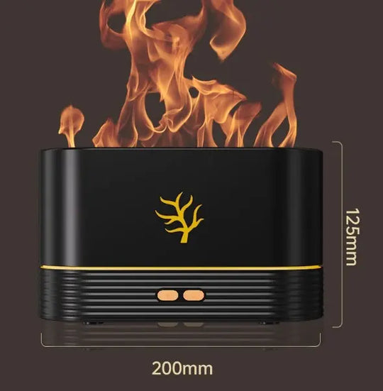 Flame Humidifier USB Smart Timing LED Electric Aroma Diffuser Simulation Fire Night Lamp Home Decor - Unique Unique Unique Flame Humidifier USB Smart Timing LED Electric Aroma Diffuser Simulation Fire Night Lamp Home Decor