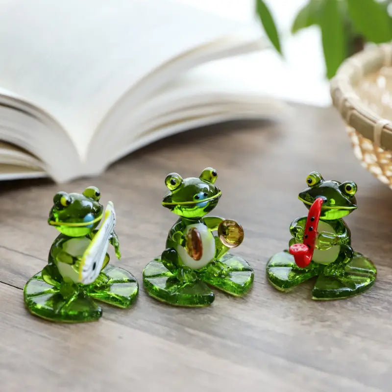 Home Decor Glass Frog Ornament Shape - Unique Unique Unique Home Decor Glass Frog Ornament Shape