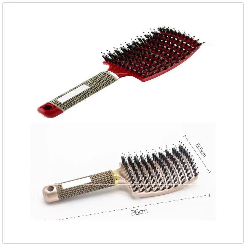 Hairbrush Anti Klit Brushy Haarborstel Women Detangler Hair Brush Bristle Nylon Scalp Massage  Teaser Hair Brush Comb Unique