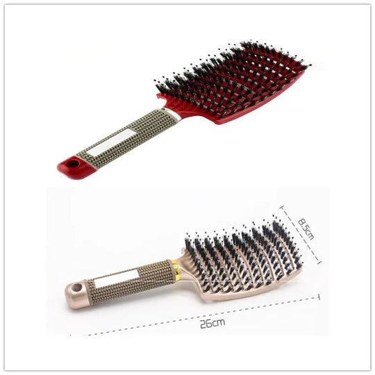 Hairbrush Anti Klit Brushy Haarborstel Women Detangler Hair Brush Bristle Nylon Scalp Massage  Teaser Hair Brush Comb Unique