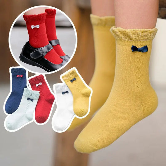 New products children's socks combed cotton bow - Unique Unique Unique New products children's socks combed cotton bow