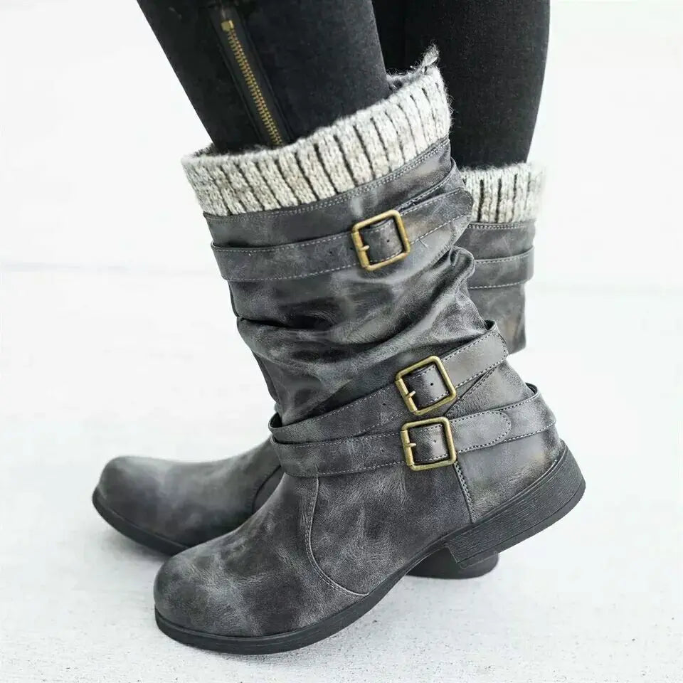 Winter new products low heel 40-43 women's boots - Unique Unique Unique Winter new products low heel 40-43 women's boots