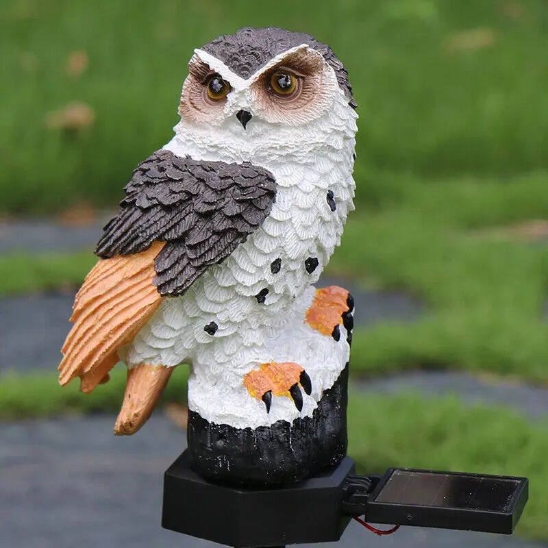 Solar Power LED Owl Parrot Lawn Light Outdoor Waterproof Garden Landscape Lamp - Unique Unique Unique Solar Power LED Owl Parrot Lawn Light Outdoor Waterproof Garden Landscape Lamp