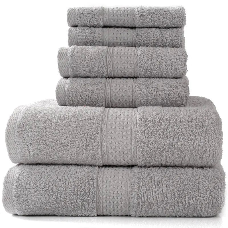 Cotton absorbent towel set of 3 pieces and 6 pieces - Unique Unique Unique Cotton absorbent towel set of 3 pieces and 6 pieces