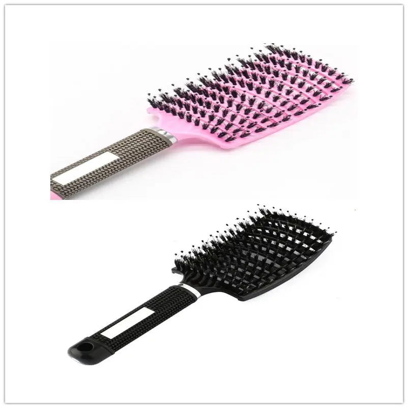 Hairbrush Anti Klit Brushy Haarborstel Women Detangler Hair Brush Bristle Nylon Scalp Massage  Teaser Hair Brush Comb Unique