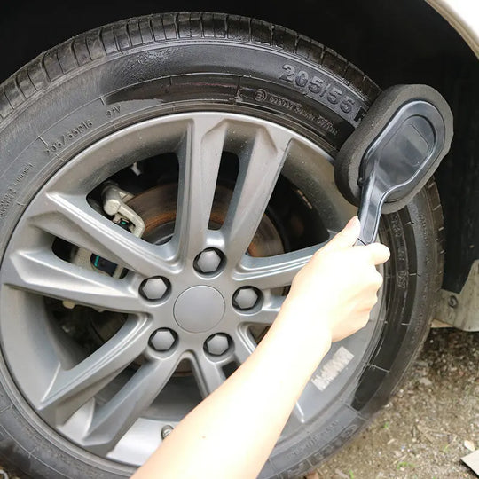 Car tire waxing long handle sponge brush - Unique Unique Unique Car tire waxing long handle sponge brush