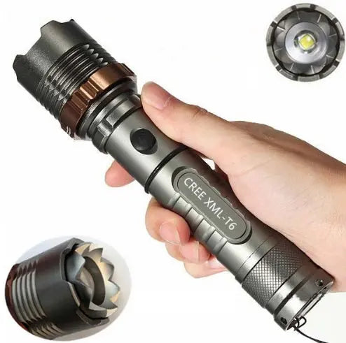 CREE t6 glare flashlight T6 flashlight T6 zoom rechargeable flashlight - Unique Unique Unique CREE t6 glare flashlight T6 flashlight T6 zoom rechargeable flashlight