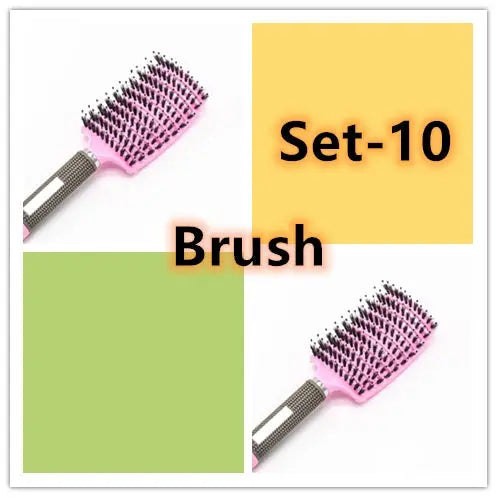 Hairbrush Anti Klit Brushy Haarborstel Women Detangler Hair Brush Bristle Nylon Scalp Massage  Teaser Hair Brush Comb Unique