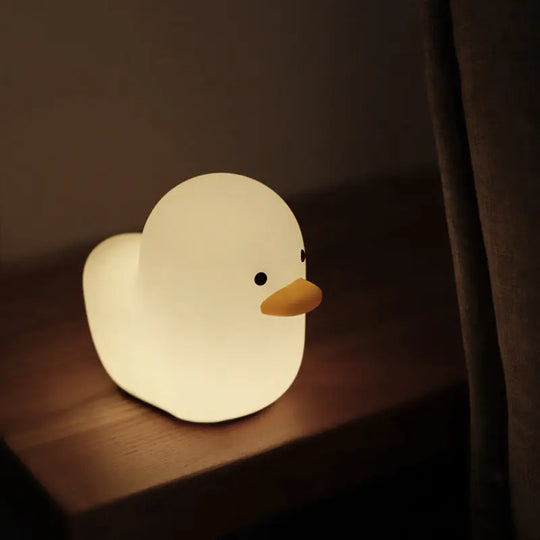 Nordic Cute Lovely Cartoon Dull Duck Led Night Light Silicone USB Charging NightLight Holiday Gifts Kids Room Bedside Bedroom - Unique Unique Unique Nordic Cute Lovely Cartoon Dull Duck Led Night Light Silicone USB Charging NightLight Holiday Gifts Kids Room Bedside Bedroom