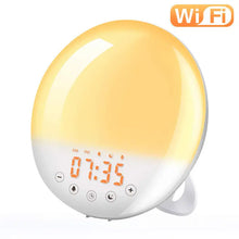 wifi voice control smart wake-up light alarm clock sunrise natural wake-up light - Unique Unique Unique wifi voice control smart wake-up light alarm clock sunrise natural wake-up light