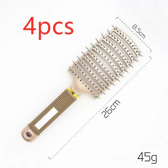 Hairbrush Anti Klit Brushy Haarborstel Women Detangler Hair Brush Bristle Nylon Scalp Massage Teaser Hair Brush Comb - Unique Unique Unique Hairbrush Anti Klit Brushy Haarborstel Women Detangler Hair Brush Bristle Nylon Scalp Massage Teaser Hair Brush Comb
