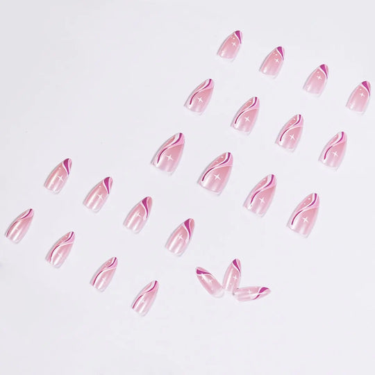 Wave Minimalist Series Pointed Wearing Nail Products - Unique Unique Unique Wave Minimalist Series Pointed Wearing Nail Products