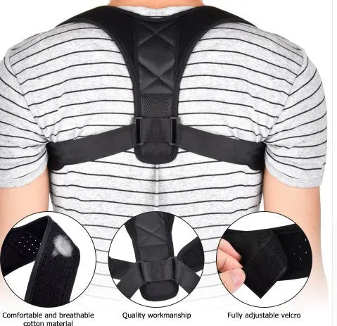 Adjustable Posture Corrector Back Support Strap Brace Shoulder Spine Support Lumbar Posture Orthopedic Belt - Unique Unique Unique Adjustable Posture Corrector Back Support Strap Brace Shoulder Spine Support Lumbar Posture Orthopedic Belt