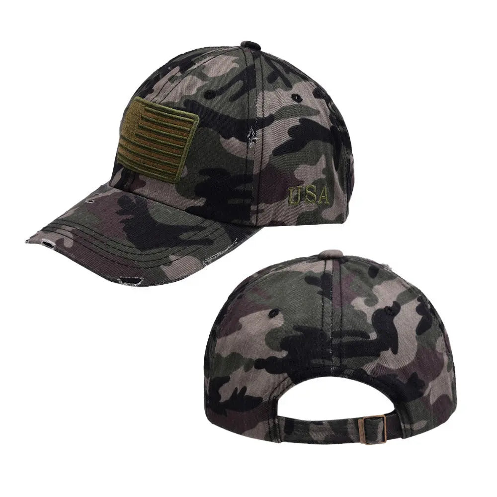 Letter Embroidery USA Flag Baseball Hat - Unique Unique Unique Letter Embroidery USA Flag Baseball Hat