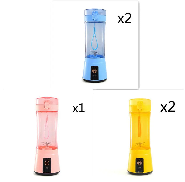 Portable Electric Fruit Juicer Wireless USB Rechargeable Mini Mixer Multifunction Summer Smoothie Blender Machine Kitchen Supplies Unique