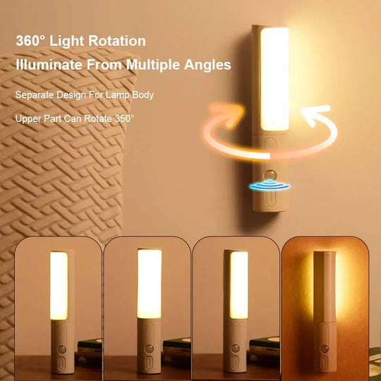 New Style Smart Human Body Induction Motion Sensor LED Night Light For Home Bed Kitchen Cabinet Wardrobe Wall Lamp - Unique Unique Unique New Style Smart Human Body Induction Motion Sensor LED Night Light For Home Bed Kitchen Cabinet Wardrobe Wall Lamp