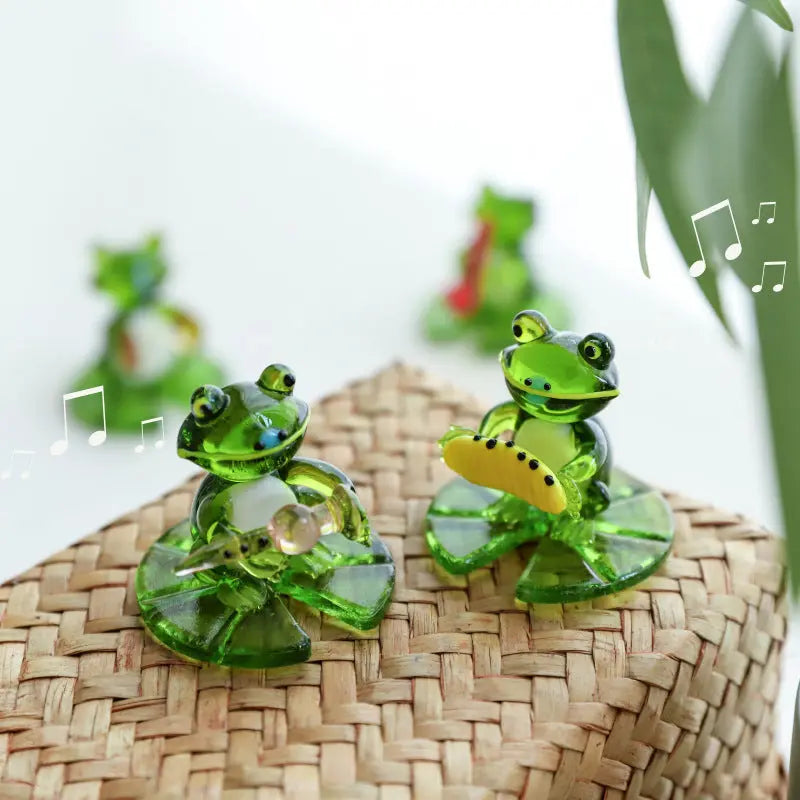 Home Decor Glass Frog Ornament Shape - Unique Unique Unique Home Decor Glass Frog Ornament Shape