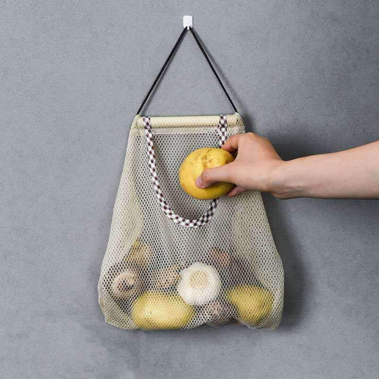 Hangable Vegetable Storage Net Bag Eco Friendly Onion Storage Grocery Store Bag Vegetable Bags Reusable Kitchen Accessories - Unique Unique Unique Hangable Vegetable Storage Net Bag Eco Friendly Onion Storage Grocery Store Bag Vegetable Bags Reusable Kitchen Accessories