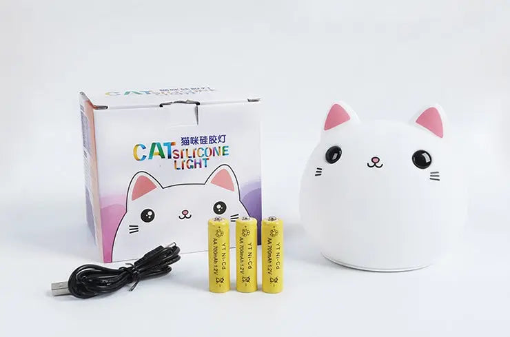 Cute Cat Silicone LED Lamp - Unique Unique Unique Cute Cat Silicone LED Lamp